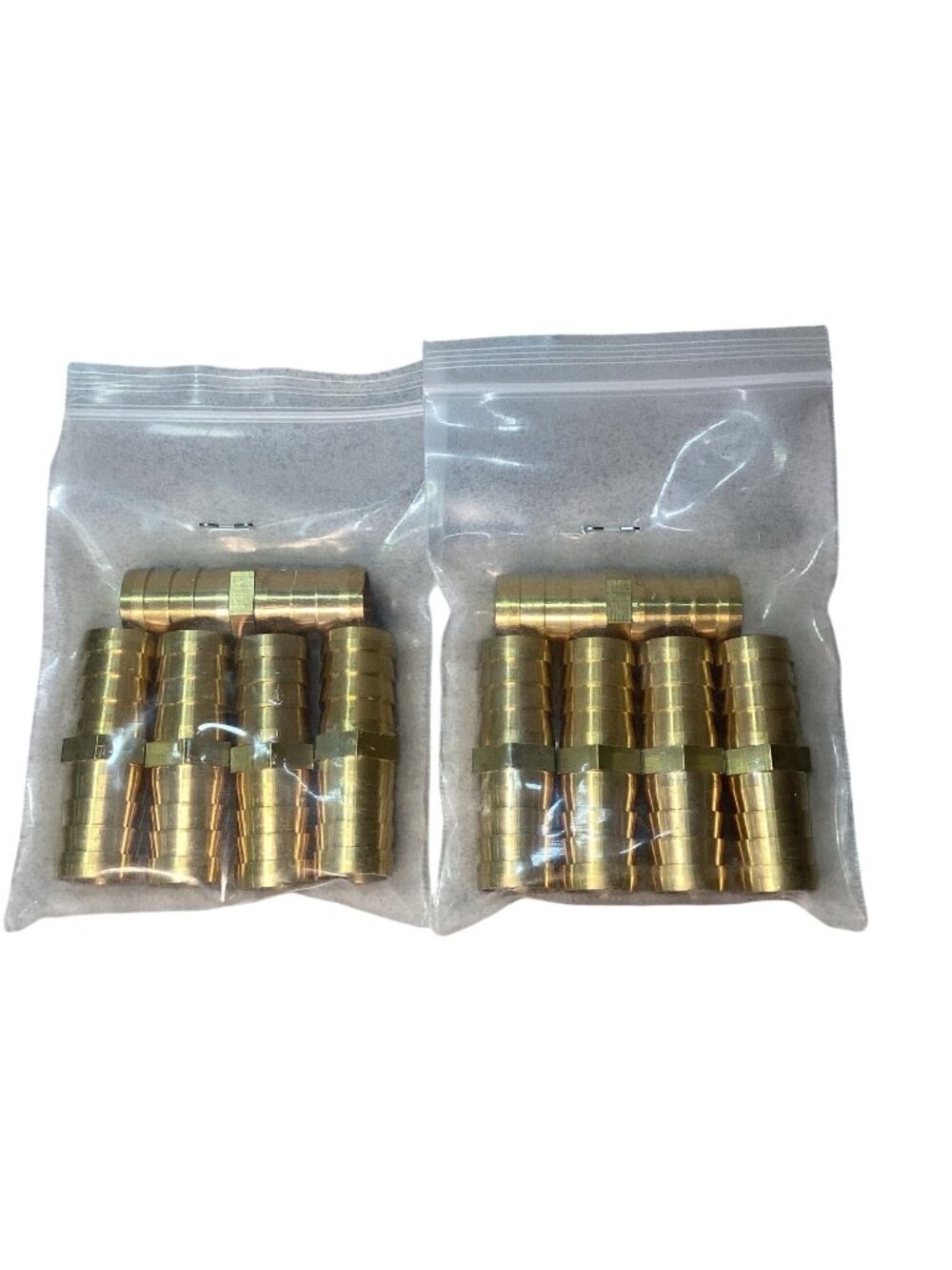 10 pcs 1/2 " Brass Barb Coupling Fittings Brass BHBF 16X16 10  NEW SEALED